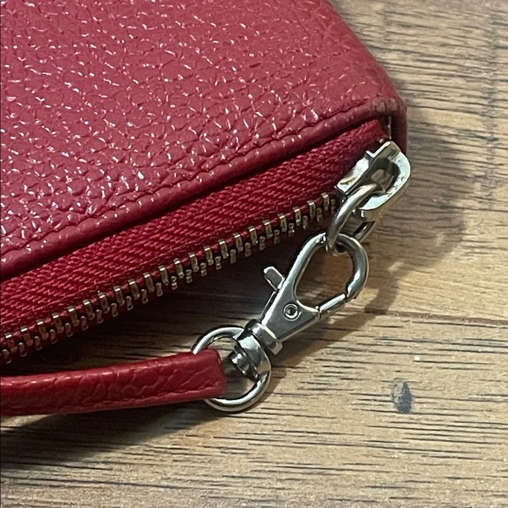 BCBGMaxmaria Leather Wristlet Wallet